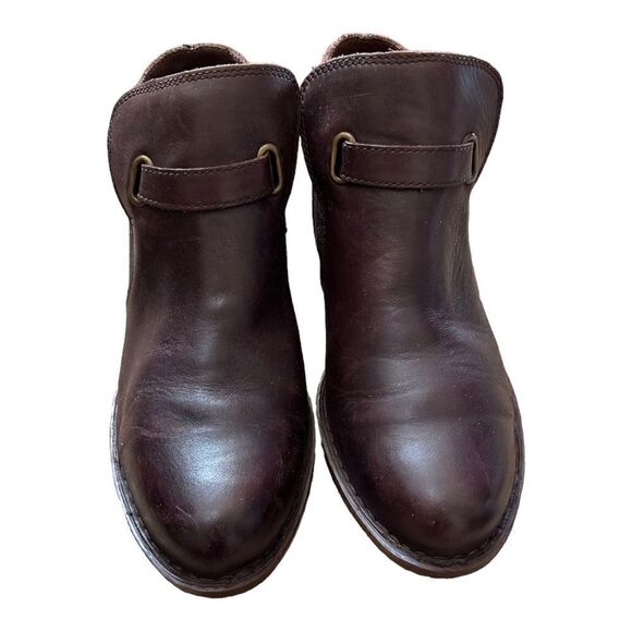 Born | Kristina Slip on Ankle Bootie in Dark Brown | 9 - Picture 8 of 8